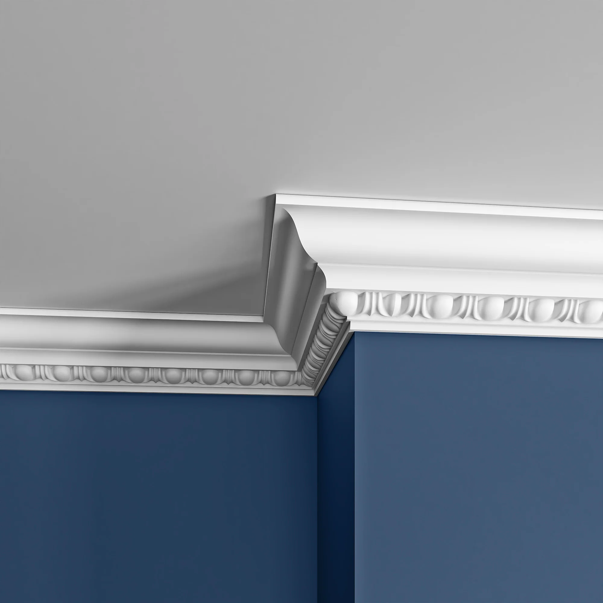 CS9049 PU Egg Dart Cornice Lightweight Coving 2m - Image 3