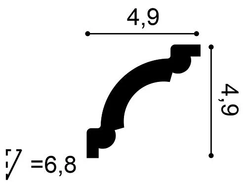 CX124 PU Coving 49mm x 49mm x 2m - Image 4